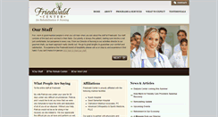 Desktop Screenshot of friedwaldcenter.com